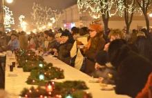 Wigilia na deptaku w Radomiu. Nie będzie chytrych bab.