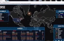 Mapa cyber-ataków w czasie rzeczywistym