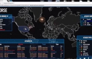 Mapa cyber-ataków w czasie rzeczywistym