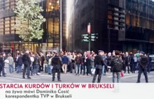 Atak nożownika w Brukseli! Turek zaatakował Kurdów. Kilka osób jest rannych