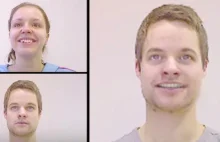 Mapowanie ruchu jednej twarzy na drugą
