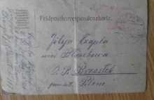 List pra pra dziadka (żołnierza) do żony z 1916 roku + foto