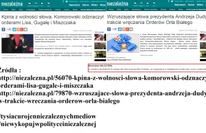 Podwójne Standardy portalu Niezależna.pl odcinek kolejny