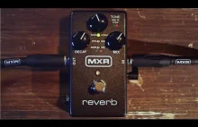 Kreatywna prezentacja efektu gitarowego MXR Reverb.