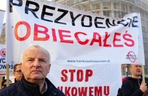 Protest pod Kancelarię Prezydenta. Przyjdą frankowicze i złotówkowicze