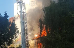 Pożar kamienicy na Woli. Drugi w ciągu tygodnia. Zabytkowy budynek do rozbiórki