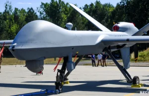 Żniwiarze w Mirosławcu. Amerykanie zaprezentowali drony najnowszej generacji.