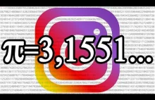 Na Instagramie liczba PI wyniosła 3,1551...