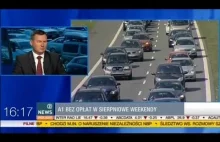 Tusk rozładowuje autostradę A1 pieniędzmi podatników (06.08.2014)