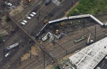 Katastrofa kolejowa w USA: Maszynista przyspieszył minutę przed wypadkiem