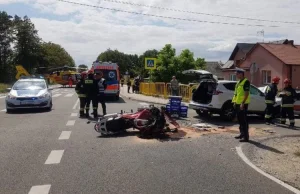 Komendant policji ginie w wypadku. Potrącił go ksiądz - nie przyznaje się