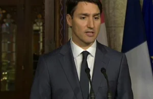Mega „wtopa” premiera Kanady. podczas konferencji prasowej… odkleiła mu...