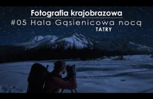 Hala Gąsienicowa w nocy, Tatry