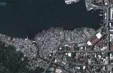 Zdjęcia satelitarne z Filipin, przed i po tajfunie Haiyan.
