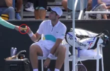 Australian Open: skandal na korcie. Francuz chciał, żeby obrano mu banana