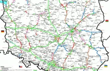 Mapa budowy autostrad