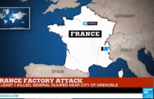 Atak terrorystyczny we Francji. Islamiści obcięli głowę mężczyźnie