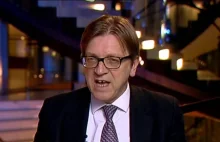 Guy Verhofstadt chce wprowadzić w UE przymus ścisłej integracji.