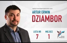 Artur Dziambor - spot wyborczy kandydata Nowej Prawicy