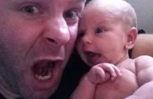 Pewien ojciec zrobił sobie selfie z córką