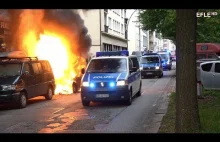 Zamieszki w Hamburgu.