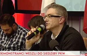 Okupacja siedziby PKW. Grzegorz Braun: "Te wybory to farsa! "
