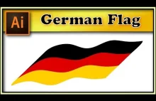 German flag VERY EASY - Adobe Illustrator tutorial