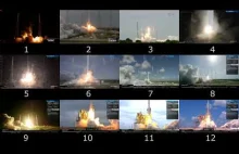 Wszystkie starty SpaceX na ISS zsynchronizowane w jednym filmie.