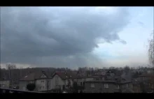 Ładna chmurka deszczowa time-lapse