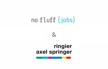 No Fluff Jobs połączyło siły z Ringier Axel Springer Media AG