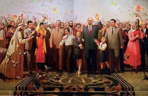 Ponad 2 m Putin przewodzi szczęśliwemu multikulturowemu narodowi rosyjskiemu