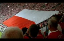 Polska Czechy EURO 2012 Gigantyczna biało-czerwona flaga