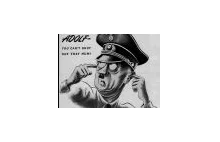 Adolf Hitler w karykaturze.