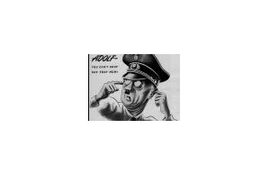 Adolf Hitler w karykaturze.