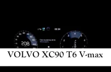 Volvo XC90 T6 AWD, 2.0 320KM - Przyśpieszenie i prędkość maksymalna