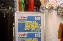 Promocja w sklepie Real w Lublinie...