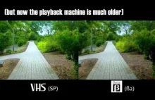 Porównanie jakości wideo formatu VHS kontra Betamax