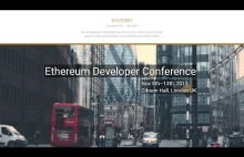 DevCon1 - Konferencja deweloperów Ethereum strumieniowana na żywo