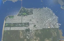 Jeden z fanów gry Cities Skylines odtworzył San Francisco w skali 1:1
