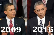 10 zdjęć prezydentów przed i po ich kadencjach