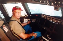 Niki Lauda legendarny kierowca F1, który kochał lotnictwo
