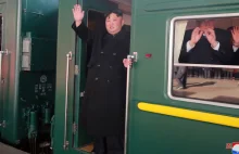 Kim Dzong Un na szczyt z Donaldem Trumpem jedzie pociągiem...