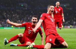 Robert Lewandowski 5. najlepszym strzelcem Ligi Mistrzów