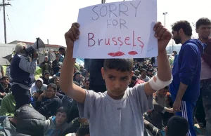 Media ruszają z przekazem dnia - młody uchodźca przeprasza już za Brukselę.