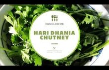 How To Make Delicious Dhaniya Chutney - Coriander Green Sauce Recipe in ...