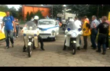 Kłótnia na wjeździe na Moto Weteran Bazar 2014