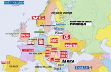 Najpopularniejsze gazety w europejskich krajach [Mapa]