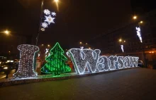 "I ♥ Warsaw" czy "K♥cham Warszawę" | iluminacja publiczna a prywatna