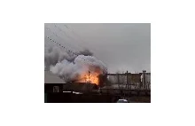 Pożar w fabryce fajerwerków