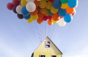 National Geographic zbudowało replikę domu z filmu animowanego "Up"